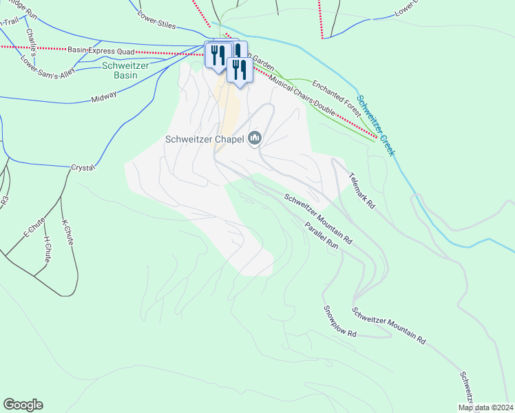 map of restaurants, bars, coffee shops, grocery stores, and more near 240 Mogul Hill Road in Sandpoint