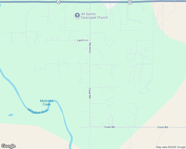 map of restaurants, bars, coffee shops, grocery stores, and more near 1913-1947 Conn Road in Columbia Falls