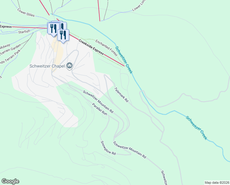 map of restaurants, bars, coffee shops, grocery stores, and more near 579 Telemark Road in Sandpoint
