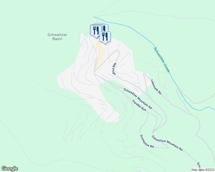 map of restaurants, bars, coffee shops, grocery stores, and more near 450 Parallel Run in Sandpoint