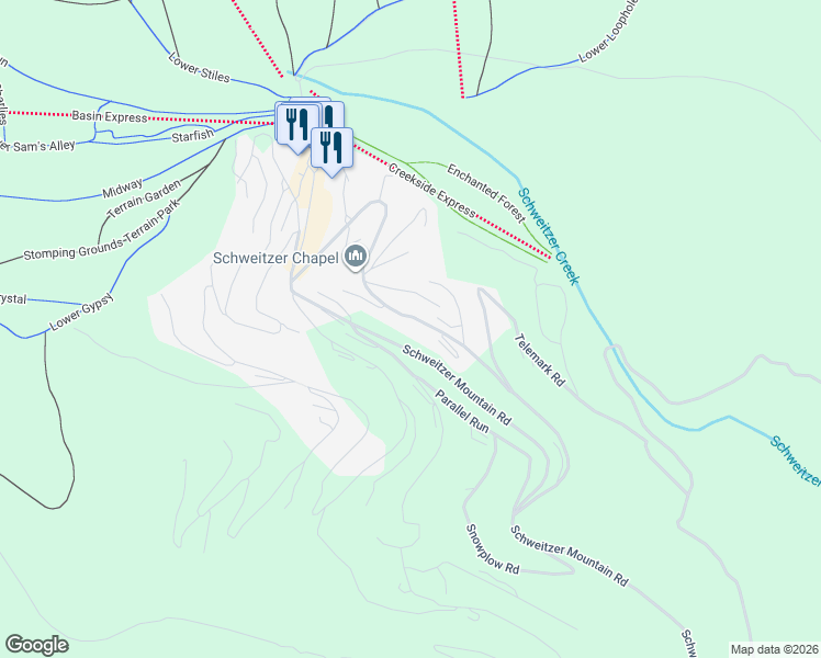 map of restaurants, bars, coffee shops, grocery stores, and more near 495 Northwest Passage in Sandpoint