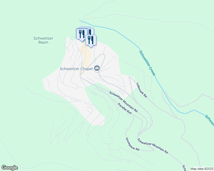 map of restaurants, bars, coffee shops, grocery stores, and more near 22 Snowghost Road in Sandpoint