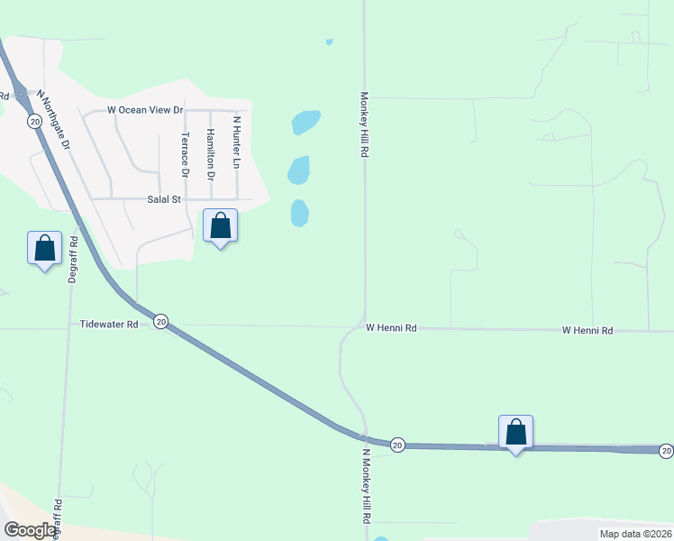 map of restaurants, bars, coffee shops, grocery stores, and more near 4311 Monkey Hill Road in Oak Harbor
