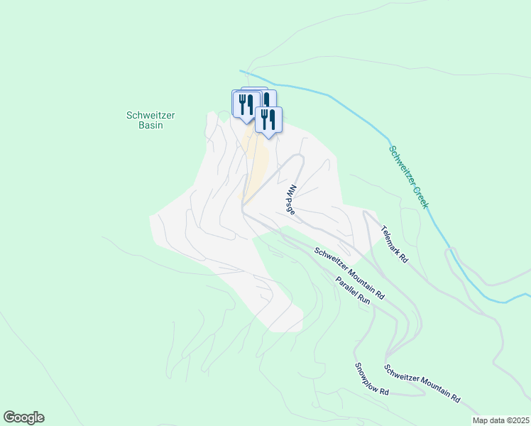 map of restaurants, bars, coffee shops, grocery stores, and more near 347 Northwest Passage in Sandpoint