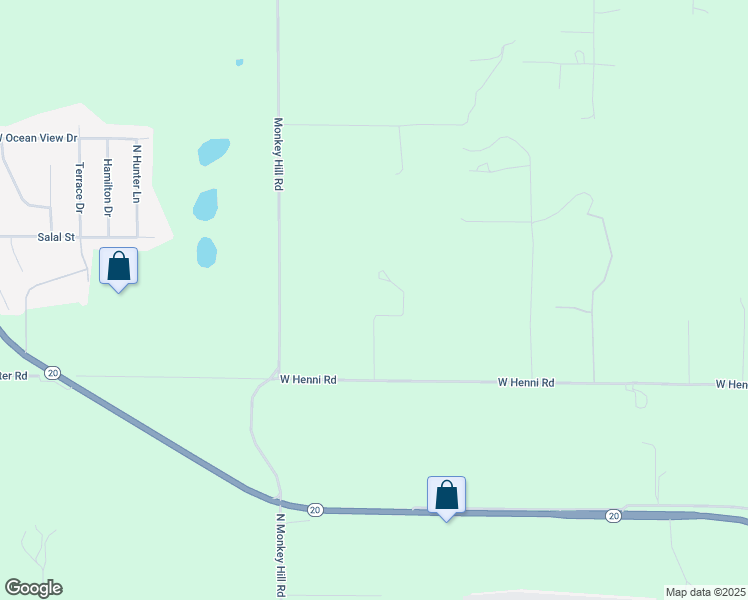 map of restaurants, bars, coffee shops, grocery stores, and more near 324 West Henni Road in Oak Harbor