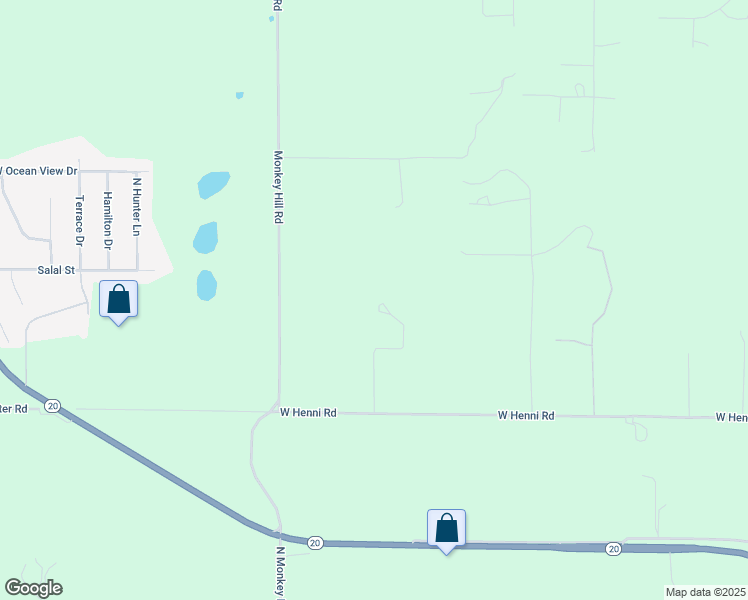 map of restaurants, bars, coffee shops, grocery stores, and more near 324 West Henni Road in Oak Harbor