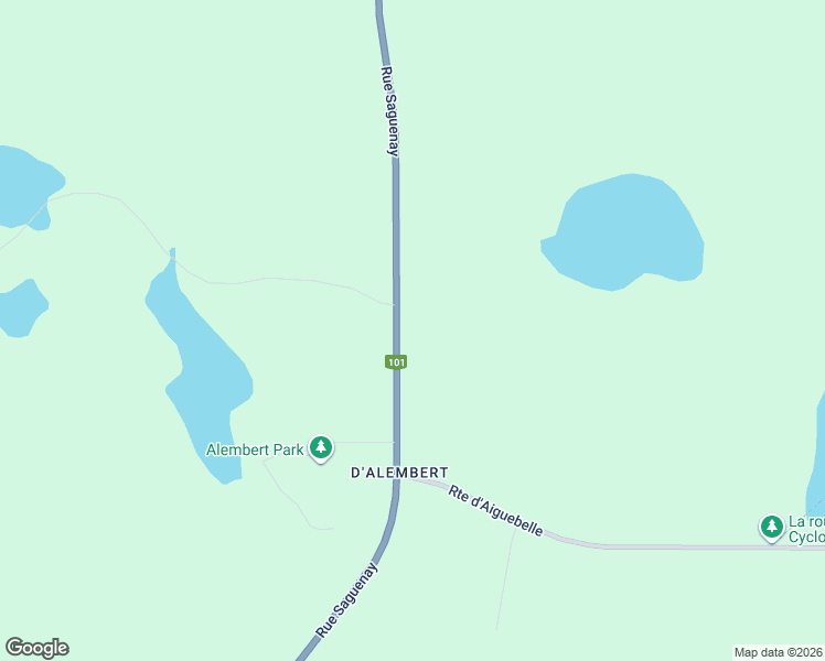 map of restaurants, bars, coffee shops, grocery stores, and more near 5276 Rue Saguenay in Rouyn-Noranda