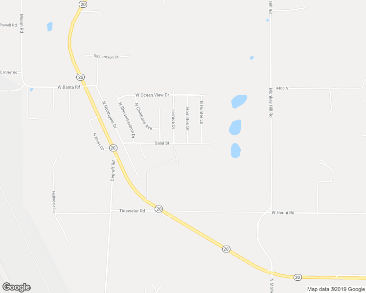 map of restaurants, bars, coffee shops, grocery stores, and more near 539 Salal Street in Oak Harbor