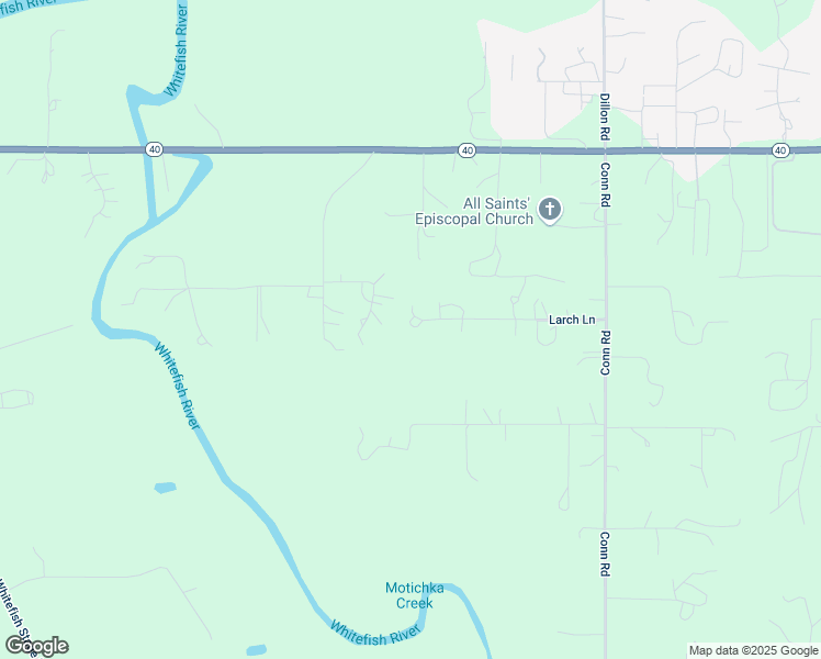 map of restaurants, bars, coffee shops, grocery stores, and more near 204 Larch Lane in Columbia Falls