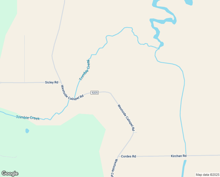 map of restaurants, bars, coffee shops, grocery stores, and more near 17992 Westside Calispel Road in Cusick