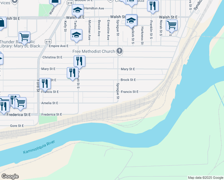 389 Francis Street East, Thunder Bay ON Walk Score