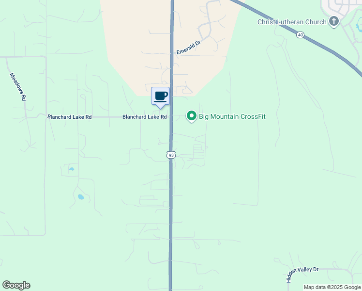 map of restaurants, bars, coffee shops, grocery stores, and more near 5745 U.S. 93 in Whitefish