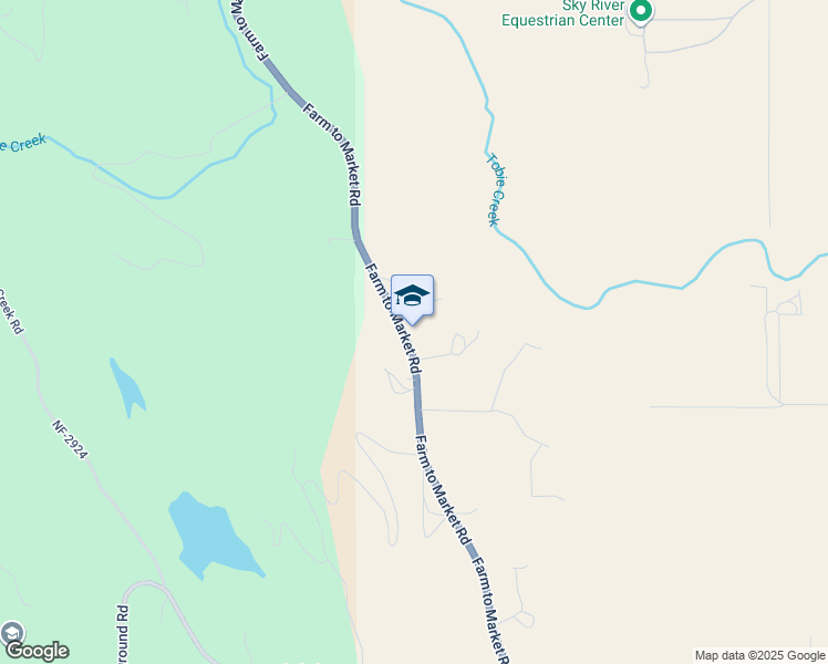 map of restaurants, bars, coffee shops, grocery stores, and more near 5955 Farm to Market Road in Whitefish