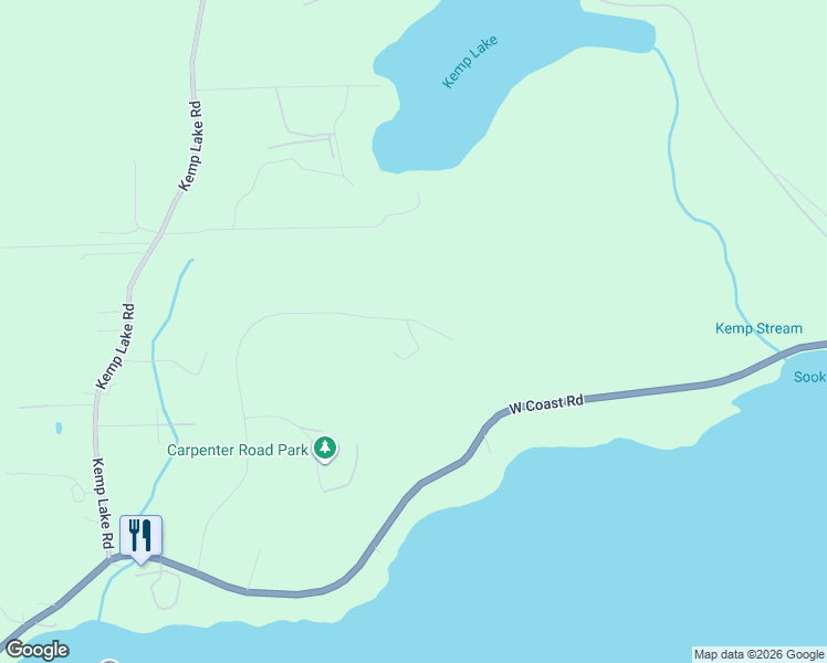 map of restaurants, bars, coffee shops, grocery stores, and more near 2410 A Carpenter Road in Sooke