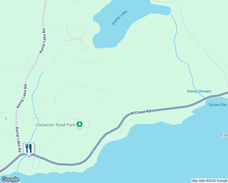 map of restaurants, bars, coffee shops, grocery stores, and more near 2410 A Carpenter Road in Sooke