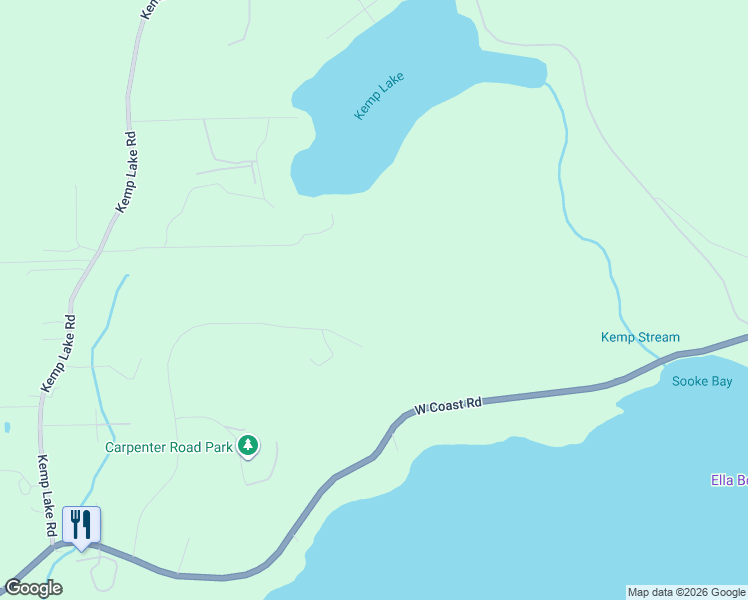 map of restaurants, bars, coffee shops, grocery stores, and more near 2410 A Carpenter Road in Sooke