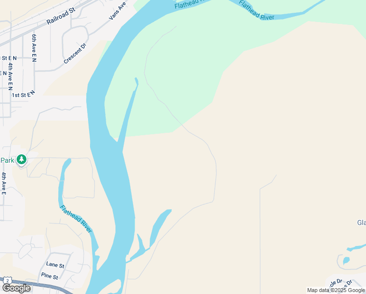 map of restaurants, bars, coffee shops, grocery stores, and more near 816 River Avenue in Columbia Falls