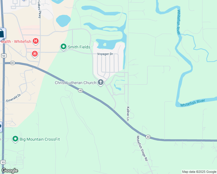 map of restaurants, bars, coffee shops, grocery stores, and more near 6104 Monterra Avenue in Whitefish