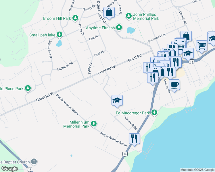 map of restaurants, bars, coffee shops, grocery stores, and more near 716 Stone Hearth Lane in Sooke