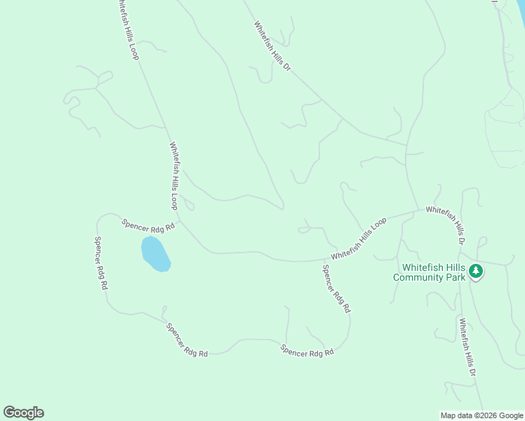 map of restaurants, bars, coffee shops, grocery stores, and more near 582 Whitefish Hills Loop in Whitefish