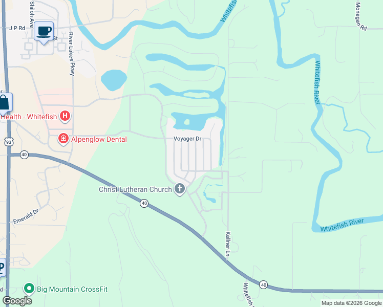 map of restaurants, bars, coffee shops, grocery stores, and more near 5053 Tumblehome Avenue in Whitefish
