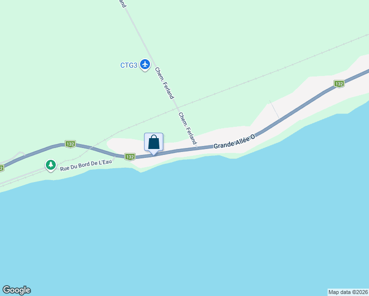 map of restaurants, bars, coffee shops, grocery stores, and more near 486 Grande Allée Ouest in Grande-Rivière-Ouest