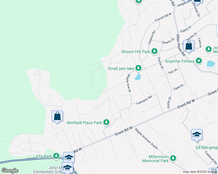 map of restaurants, bars, coffee shops, grocery stores, and more near 7011 Brailsford Place in Sooke
