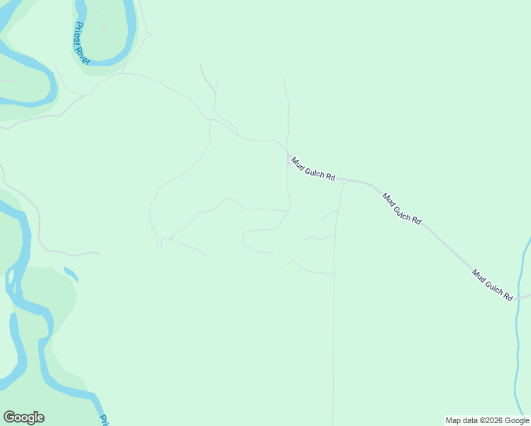 map of restaurants, bars, coffee shops, grocery stores, and more near 1364 Mud Gulch Road in Priest River