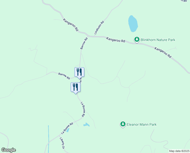 map of restaurants, bars, coffee shops, grocery stores, and more near 4740 McVicker Road in Victoria