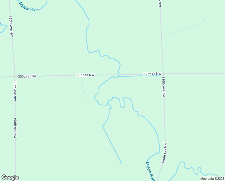 map of restaurants, bars, coffee shops, grocery stores, and more near 18259 350th Street Northwest in Newfolden