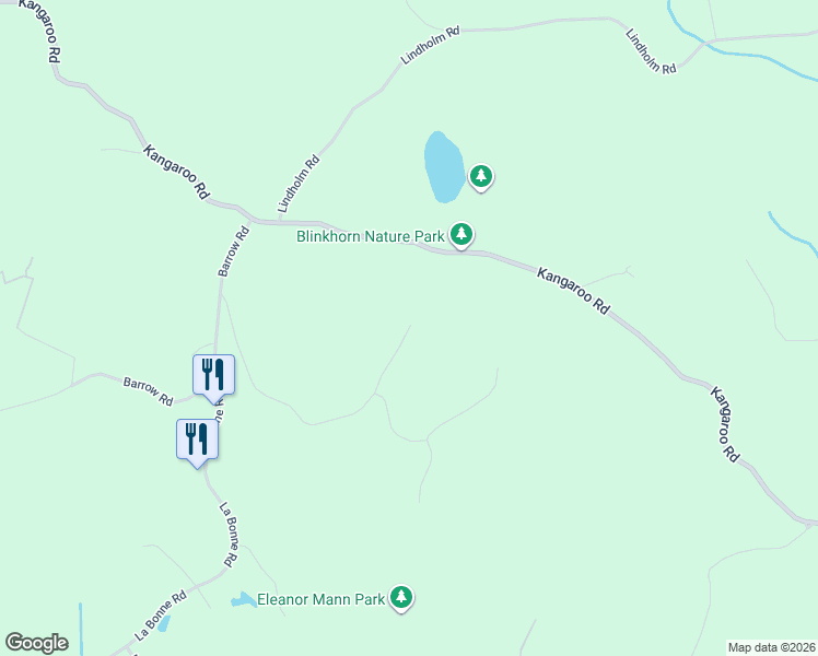 map of restaurants, bars, coffee shops, grocery stores, and more near McVicker Road in Victoria