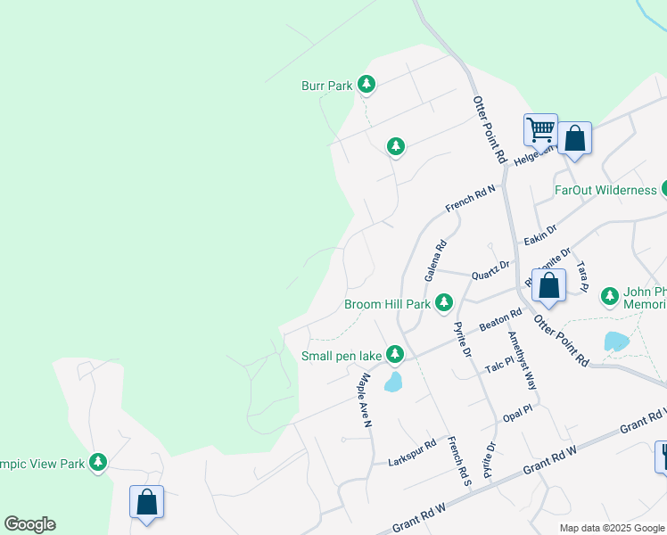 map of restaurants, bars, coffee shops, grocery stores, and more near 2364 Mountain Heights Drive in Sooke