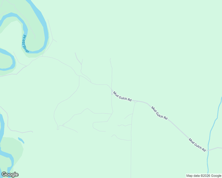 map of restaurants, bars, coffee shops, grocery stores, and more near 1314 Mud Gulch Road in Priest River