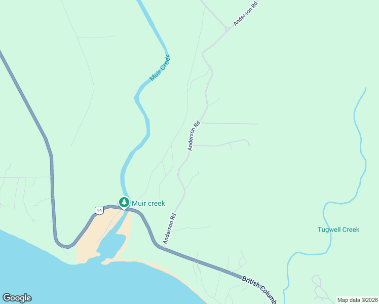map of restaurants, bars, coffee shops, grocery stores, and more near 2693 Anderson Road in Sooke