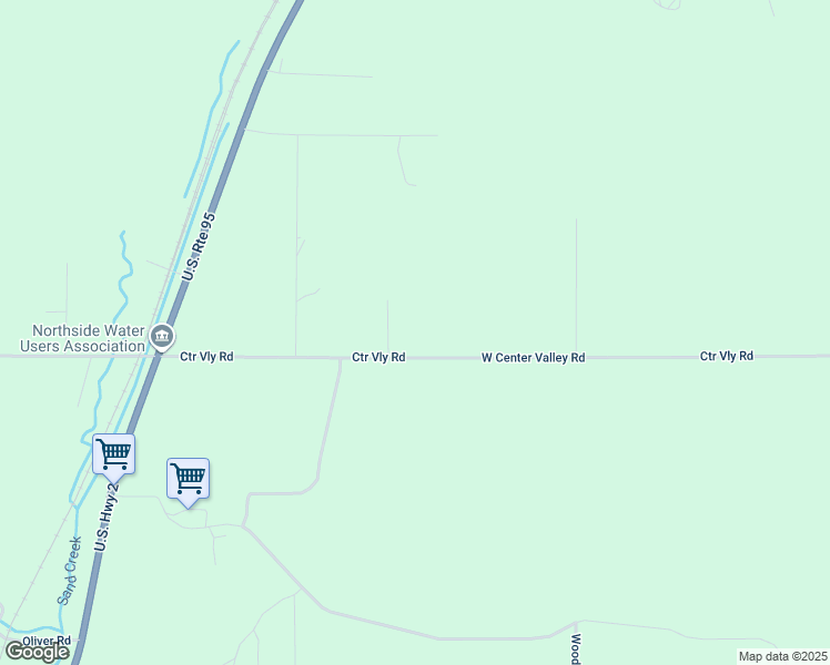 map of restaurants, bars, coffee shops, grocery stores, and more near 59 Forty Acres Road in Sandpoint