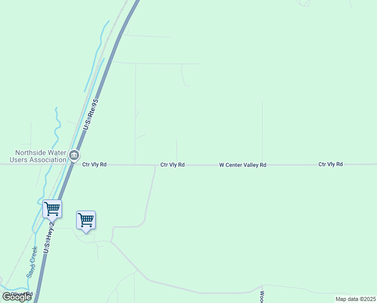 map of restaurants, bars, coffee shops, grocery stores, and more near 59 Forty Acres Road in Sandpoint