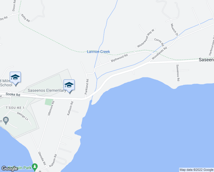 map of restaurants, bars, coffee shops, grocery stores, and more near 5957 Sooke Road in Sooke