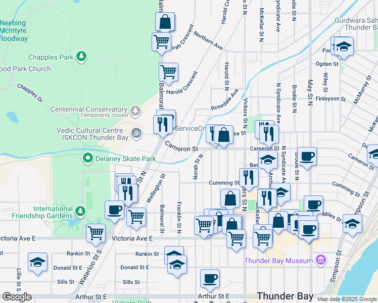 1310 Cameron Street, Thunder Bay ON Walk Score