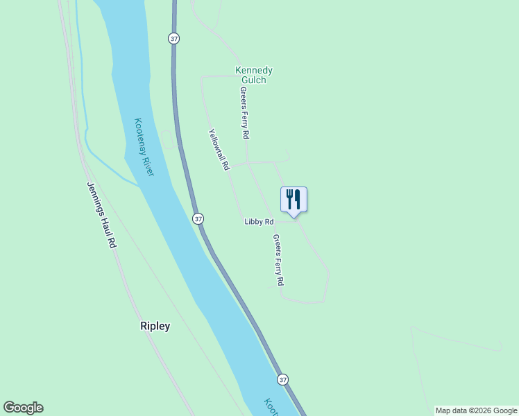 map of restaurants, bars, coffee shops, grocery stores, and more near 910 Greers Ferry Road in Libby