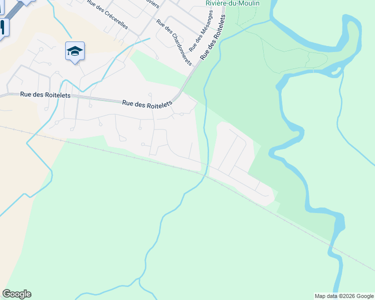 map of restaurants, bars, coffee shops, grocery stores, and more near 2062 Rue des Aigles in Saguenay