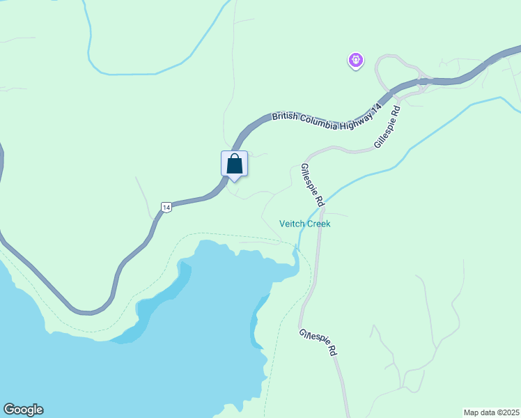 map of restaurants, bars, coffee shops, grocery stores, and more near 3006 Manzer Road in Sooke