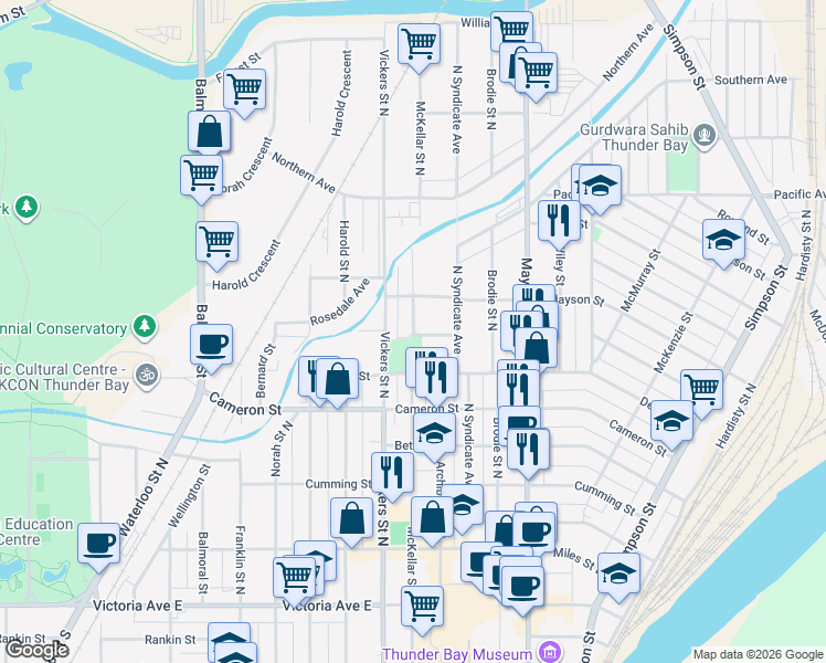 McKellar Street North, Thunder Bay ON Walk Score