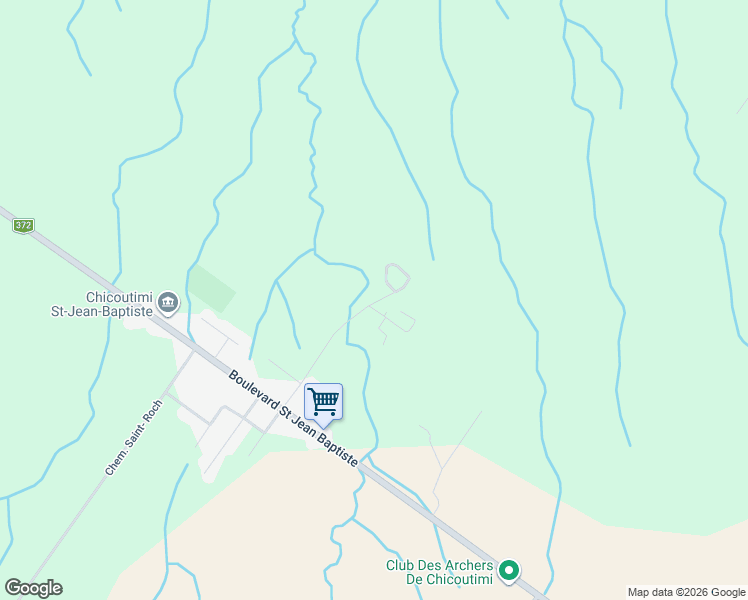 map of restaurants, bars, coffee shops, grocery stores, and more near 1709 Rue Lavoie in Saguenay