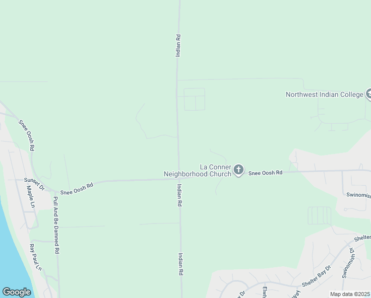 map of restaurants, bars, coffee shops, grocery stores, and more near 17337 Indian Road in La Conner