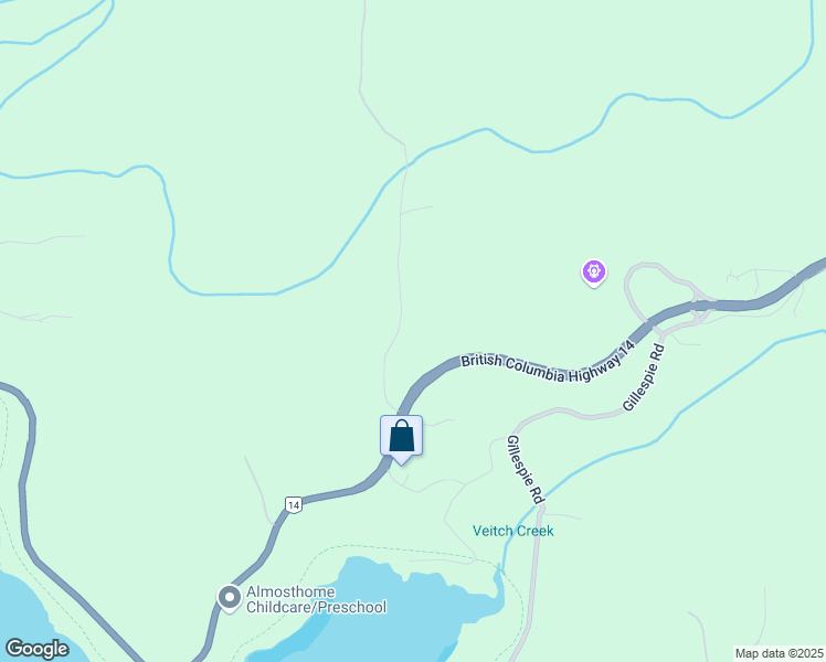 map of restaurants, bars, coffee shops, grocery stores, and more near 5004 Glinz Lake Road in Sooke