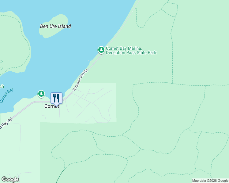 map of restaurants, bars, coffee shops, grocery stores, and more near 5180 Ridgeline Place in Oak Harbor