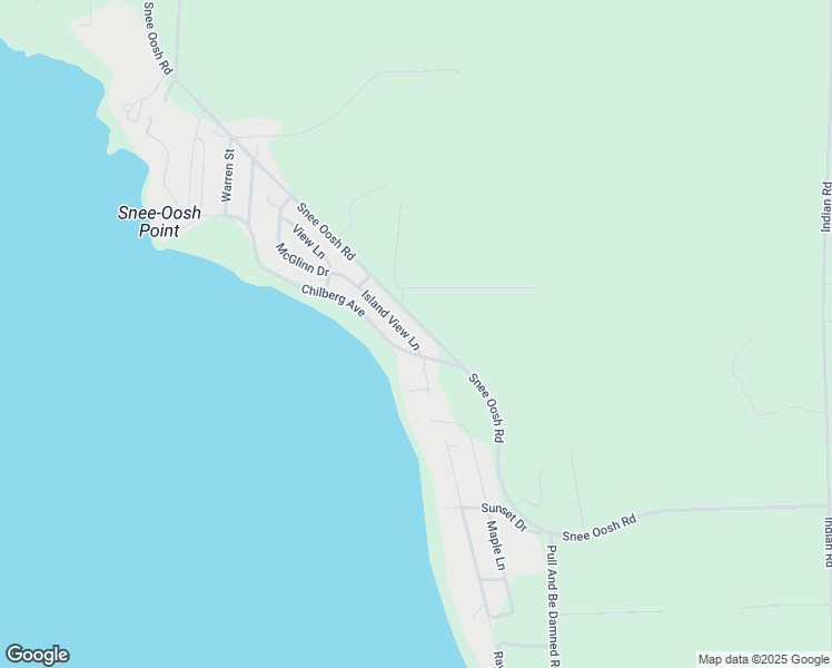 map of restaurants, bars, coffee shops, grocery stores, and more near 17095 Island View Lane in La Conner