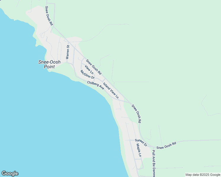 map of restaurants, bars, coffee shops, grocery stores, and more near 17095 Island View Lane in La Conner