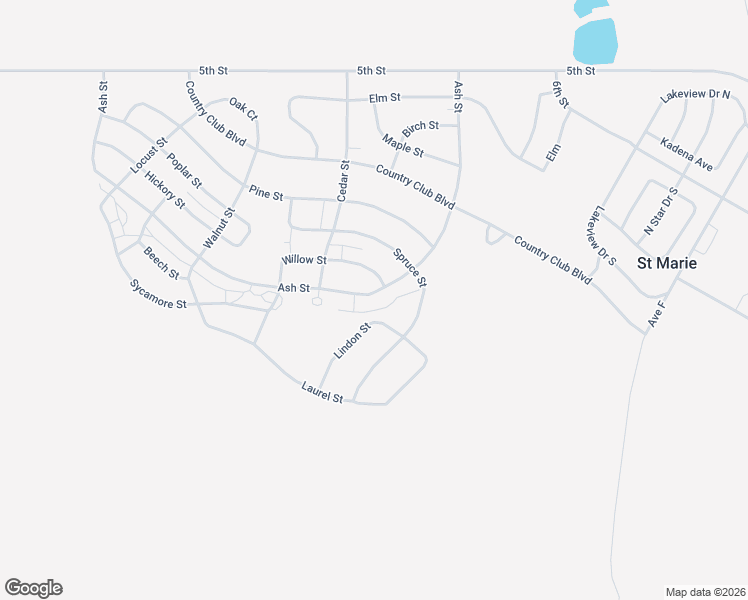 map of restaurants, bars, coffee shops, grocery stores, and more near 191 Ash Street in Saint Marie