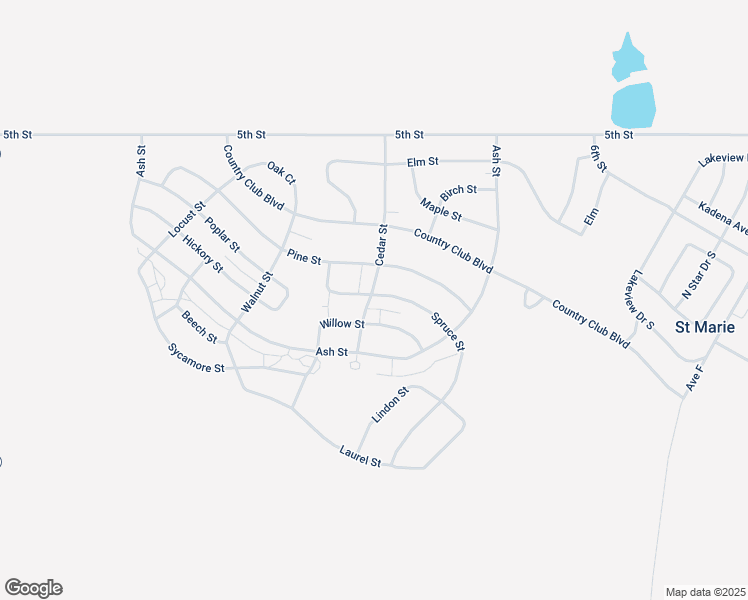 map of restaurants, bars, coffee shops, grocery stores, and more near 296-298 Cedar Street in St. Marie